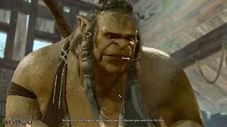 Barbarian laughing about Ogre Sx Grokkoh amp Buthir Baldurs Gate 3 Cutscene [upl. by Skipton298]