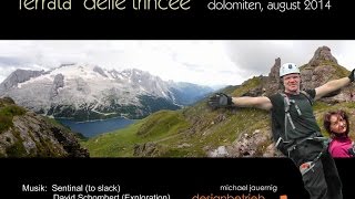 Ferrata delle trincee Klettersteig Dolomiten 2014 [upl. by Nawed250]