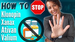 5 Steps to Withdrawal SAFELY from Benzodiazepines  Xanax Ativan Klonopin Valium [upl. by Aretahs]