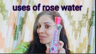 How to use rose water for cleansing toner  importance of rose water [upl. by Ahsiled]