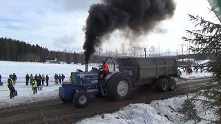 Traktorien mäkivetokisat 163 Vieremän Pöytämäki  Ford 8000 veto3 [upl. by Nader676]