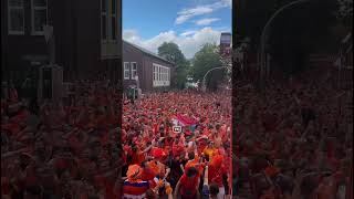 𝗪𝗼𝘄 😍 The Dutch Army ⬅️➡️ Signal Iduna Park 🦁🧡 dutcharmy netherlands oranje euro2024 nedeng [upl. by Akinej510]