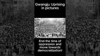 Gwangju Uprising in pictures korea democracy uprising gwangju 518 [upl. by Olnay]