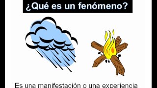 ¿Que es un fenómeno [upl. by Hannan]