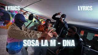 Sosa La M  DNA LYRICS 💣 [upl. by Ahsemac]