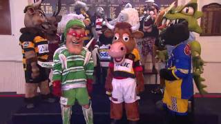 Air New Zealand Rugby Fanatics  Mascots Unite almost [upl. by Drawe608]