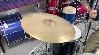 Meinl Byzance 22quot Vintage Sand Ride Cymbal 2750g [upl. by Ashbaugh678]