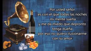 LETRA  Usted señor  francy [upl. by Apeed305]