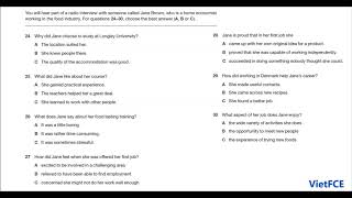 Listening FCE Test Part 4 with answers 04 [upl. by Nohtiek]