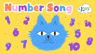 Simple Number Song for Toddlers  Counting 1 to 10  Educational  Kids Academy [upl. by Nuhs]