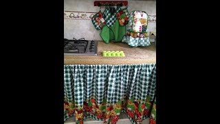 Como hacer unas Cortinas para el Mesón de la Cocina [upl. by Nerrak242]