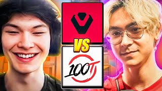 SINATRAA REACTS TO SENTINELS VS 100T GAME OF CENTURY [upl. by Esirehs]