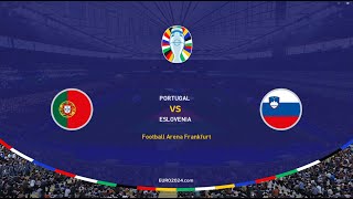 Portugal vs Eslovenia ● Eurocopa 2024 ● Octavos de final ● PES 2021 [upl. by Perri174]