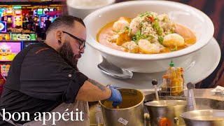 Las Vegas’ Most Iconic 24hour Restaurant is on a Casino Floor  On The Line  Bon Appétit [upl. by Atenaz]