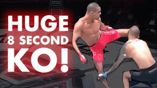 HUGE 8 SECOND KO  Indie MMA Highlights  Caposas Corner [upl. by Fates66]