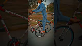 46king✌️✌️wheeling cycle wheele bikeriding [upl. by Phionna]