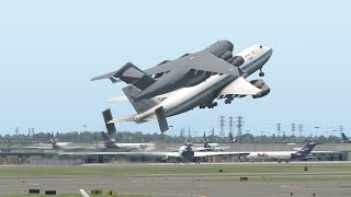 Boeing 747 Crashes After Takeoff Because Of Carrying C17 [upl. by Akinna]