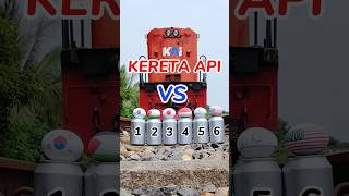 KOREA VS PALESTINA VS JEPANG VS INDONESIA VS ISRAEL VS AMERIKA VERSI KERETA API viralvideo shorts [upl. by Duff]