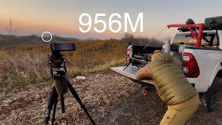 300wm 956m1045yard 1shot cold bore long range hunting LRX175gr H4350 MV3000fps [upl. by Tsan]