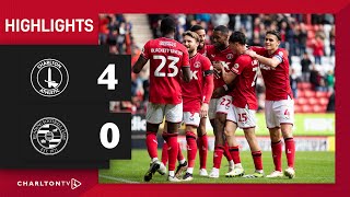 Highlights Charlton 4 Reading 0 October 2023 [upl. by Mackay]