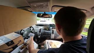 Driving From the Passenger Seat and Delivering Mail in a Gen 2 Prius [upl. by Salas]