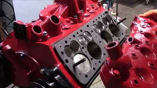 4951 Ford Flathead build Intake and Heads [upl. by Sherline]