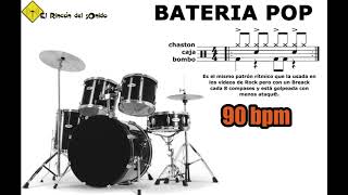 Bateria pop 90 bpm [upl. by Eniala]