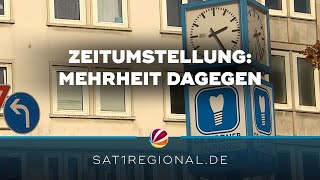 Zeitumstellung Mehrheit der Deutschen wünscht sich Ende des Wechsels [upl. by Verlee]