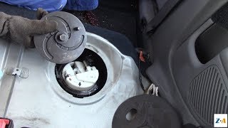 Remplacement de pompe à carburant sur Renault Clio 16 l 16 s 1999 [upl. by Enitsuj]