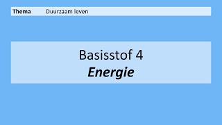 VMBO 3  Duurzaam leven  Basisstof 4 Energie  8e editie [upl. by Arakat]