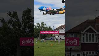 ලන්ඩන් වල planes බලමු londonheathrowairport planespoting heathrow london [upl. by Avon]