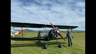 Stearman with Radial engine Verner Scarlett 9S [upl. by Negris909]