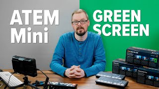 ATEM Mini  Greenscreen Chroma Key Effekt  Farbigen Hintergrund entfernen  So einfach gehts [upl. by Kele507]