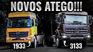 Veja o Que MUDOU nos NOVOS Mercedes Atego 1933 e 3133 [upl. by Noramac]