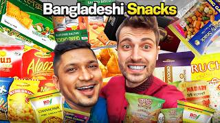 German Tries Bangladeshi Snacks For the First Time 🇧🇩🍪🇩🇪 [upl. by Aelak490]