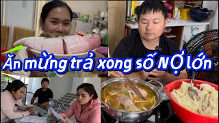 GIẢI QUYẾT xong số tiền NHÀ LỚN cuối cùngHÁO HỨC đi chợ NẤU LẨU ĂN MỪNG Tâm sự việc làm YOUTUBE [upl. by Seuqirdor]