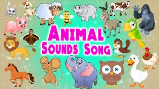 Guess the Animal Sounds  Animal Sounds Song  LittleKidsTV [upl. by Eilema]