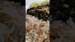 Mulukhiyah  ملوخية ورز shorts recipes mulukhiyah ملوخية trending foodart [upl. by Newby64]