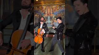 Dimash singing Ave Maria with Hauser the famous cellist [upl. by Atteve]