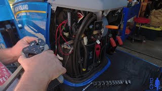 PART 2  New Holland Workmaster 25S Third Function Kit Installation  Electrical LS MT125 Twin [upl. by Ettennal174]