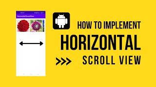 How to implement Horizontal Scroll View in android  horizontal scroll view  Innovative Programmer [upl. by Enaxor]