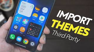 How I Import Third Party MIUI 14 Themes On XIAOMI Phones 🔥 NEW Non ROOT Method [upl. by Zantos]