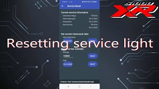 How To Reset Service Light On 2020 2021 2022 S1000XR [upl. by Akihsan976]