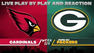 Cardinals vs Packers Live Play by Play amp Reaction [upl. by Douglass]