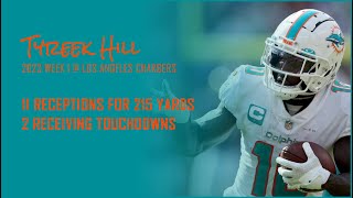 Tyreek Hill Every Target and Catch  Los Angeles Chargers  2023 Week 1  Fantasy Football Film [upl. by Enoed164]