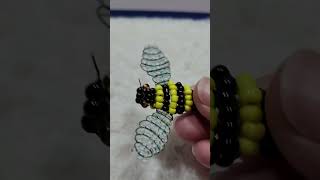 Tuto Fabrication Abeille en Perle Facile bee animals yellow ideas handmade ideas diy [upl. by Turley]