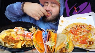 MUKBANG TACOBELL FEAST less talking EATING SHOW EATING SOUNDS [upl. by Moorish]