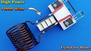 Very Simple High Power 7000W Induction Heater 12v DC Building a Powerful Induction Heater [upl. by O'Meara901]