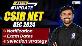 CSIR NET Mathematics Exam Date Dec 2024  Latest Update  Notification  Strategy [upl. by Conlen744]