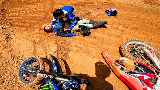 Scary Dirtbike Crash Situation [upl. by Daisy385]